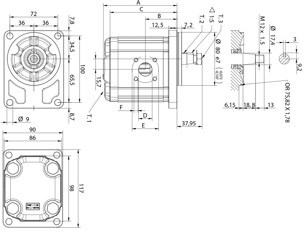 Hydraulikpumpe BOSCH REXROTH 0510725331