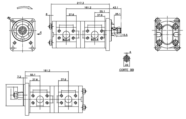 ANALOGUE FOR 1PF2G330/020/020RC07MSK, 1PF2G330/020RC07MSK + 1PF2G330/020LN07MHL, 363201 00, 363238 00